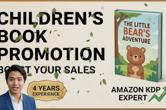 market your children book with targeted promotion and amazon SEO