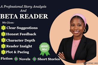 beta read your fiction story with honest feedback