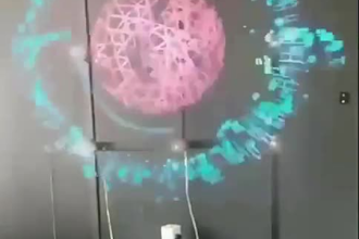 do 3d hologram animation, 3d hologram fan, hologram video, 3d hologram logo