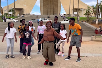 do kid gospel dance video, african afrobeat dancing kids group dance music video