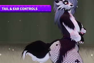 vrchat avatar 3d furry fnaf fursona vrc avatar furry oc nsfw furry vrc nsfw