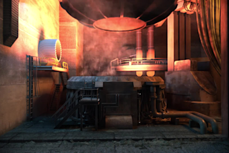 create 3d industrial animation engineering manufacturing and factory processes