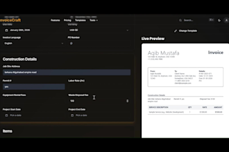 build a custom invoice maker web app for your business