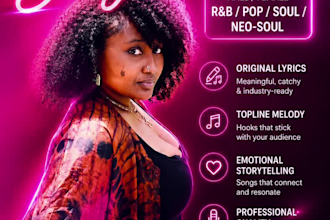 be your rnb or neosoul ghostwriter