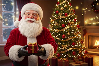 do ai christmas video ai christmas video santa claus say anything ai