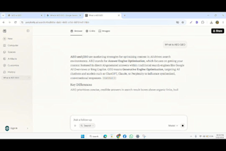provide aeo and GEO optimize services to rank on chatgpt, gemini, and perplexity