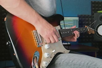 record guitar for your lofi indie track