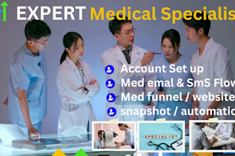 do ghl medical specialist gohighlevel landing page automation snapshot ai agent