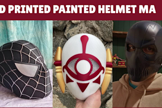 print paint 3d mask helmet wearable 3d mask cosplay mask 3d print mask