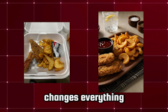 make cinematic food advertisement videos using ai