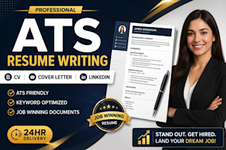 do ats resume writing, cover letter, and linkedin optimization, ats resume