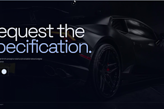 design and develop a premium interactive website