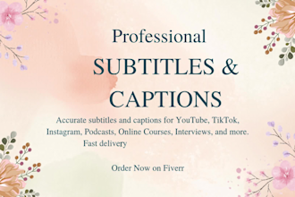 create accurate subtitles captions and srt files for your video