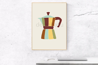 hand drawn minimal abstract vector