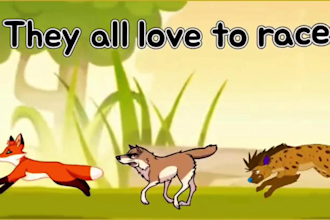 create  2d animated kids videos for youtube