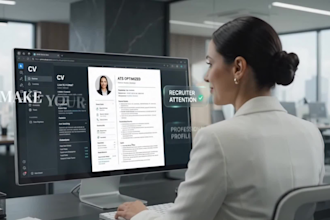 write a professional ats resume, CV and cover letter to help you get hired