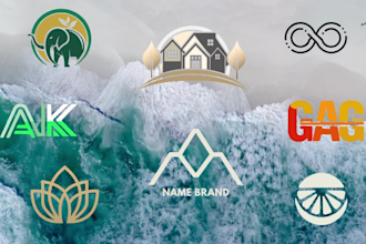 membuat desain logo minimalis dan mewah
