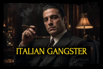voice an italian gangster or mafia mob boss
