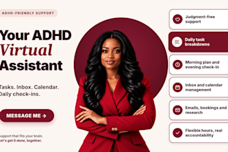 be your adhd virtual assistant adhd coach and accountability partner