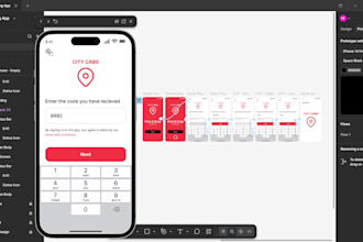 design a professional mobile app uiux for your business