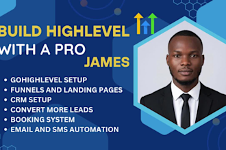 set up gohighlevel CRM and automation for hvac, plumbing, cleaning