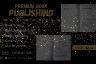 format your book for KDP, ebook formatting, and print book formatting