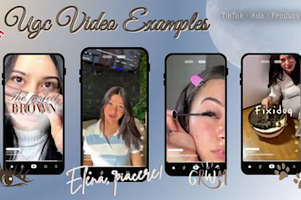 create authentic italian ugc videos, ugc content for you in italian and english