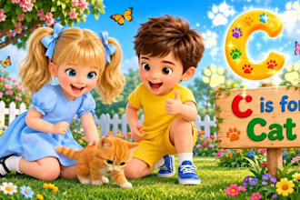 produce nursery rhyme, kids song, children song, create engaging children videos