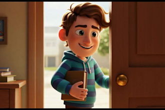 do 3d animation video, 3d cartoon animation, 3d model design