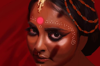 draw digital realistic portraits and conceptual pen sketchs