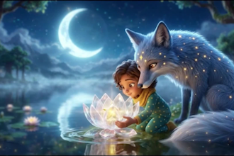 create animated sleep story videos for youtube with soothing narration