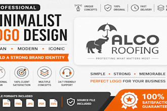 minimalist, clean, scalable and iconic logo design