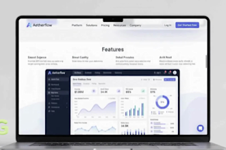 build a modern saas website for your startup