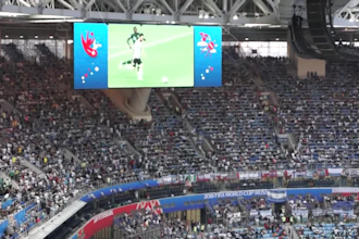 do football stadium arena led animation and stadium led ads