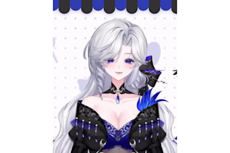 design and rig female live2d vtuber model 2d vtuber model vtuber rigging live2d