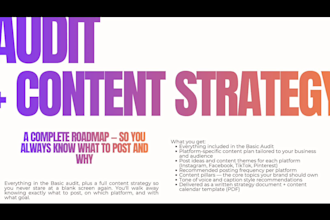 a marketing strategy and content management