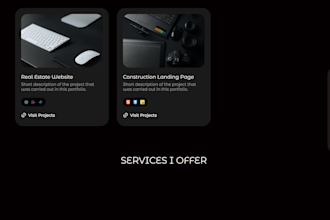 build a custom portfolio website