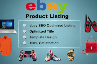 ebay listing, ebay products listing, ebay SEO, ebay lister