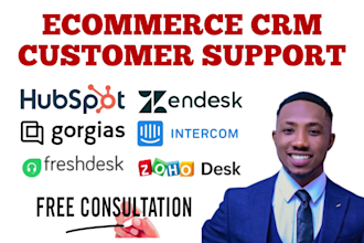 setup gorgias zendesk hubspot freshdesk intercom zoho one CRM tidio ai chatbot