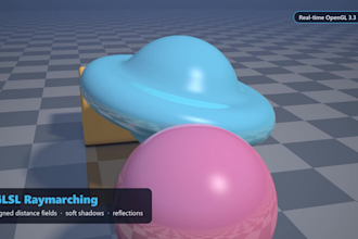 develop opengl cpp 3d graphics projects, glsl shaders and glfw apps