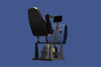 3d product animation video, product visualization, chair 3d modeling, rendering