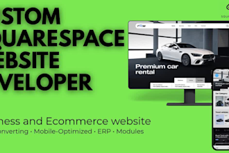 revamp or design squarespace website design clone