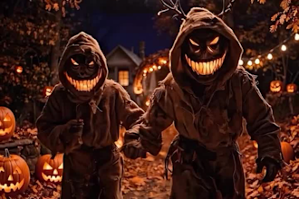 create halloween ai video horror animation party invitation youtube tiktok reels