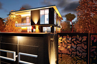 create cinematic 3d renders in revit bim