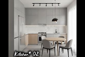 design a professional commercial kitchen