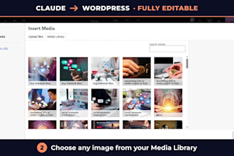 convert claude ai, claude design or claude code website to wordpress