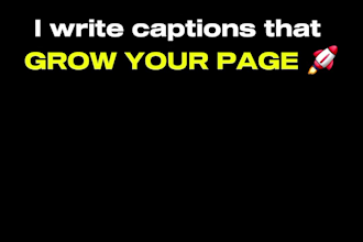 write catchy instagram captions for your posts