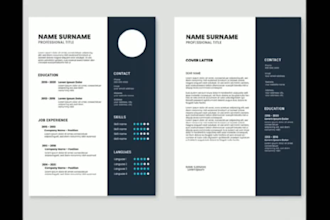write professional CV, resume and cover letter for everyone