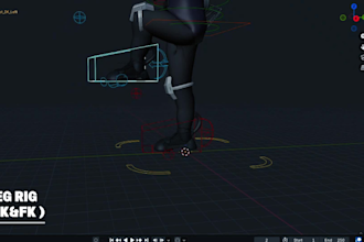 professionally rig your 3d character in blender