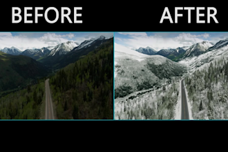 do professional vfx, rotoscoping, chroma keying, video cleanup and video editing